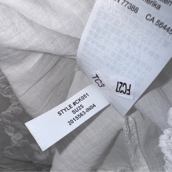 J. Crew Lace-trim pintuck top in cotton voile Size XS - Picture 8 of 16